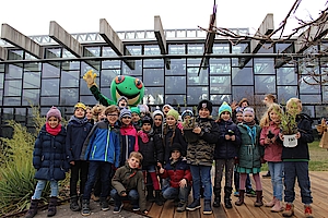 Schüler in der Biosphäre Potsdam